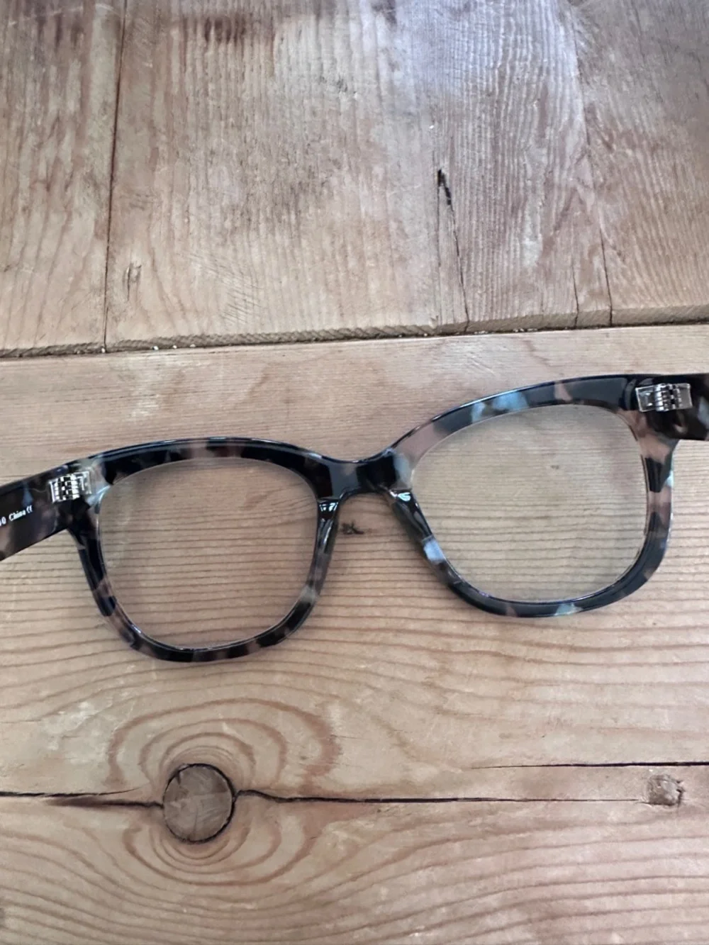 Warby Parker Tatum Smoky Pearl Tortoise Gray Cat-Eye Glasses Frames